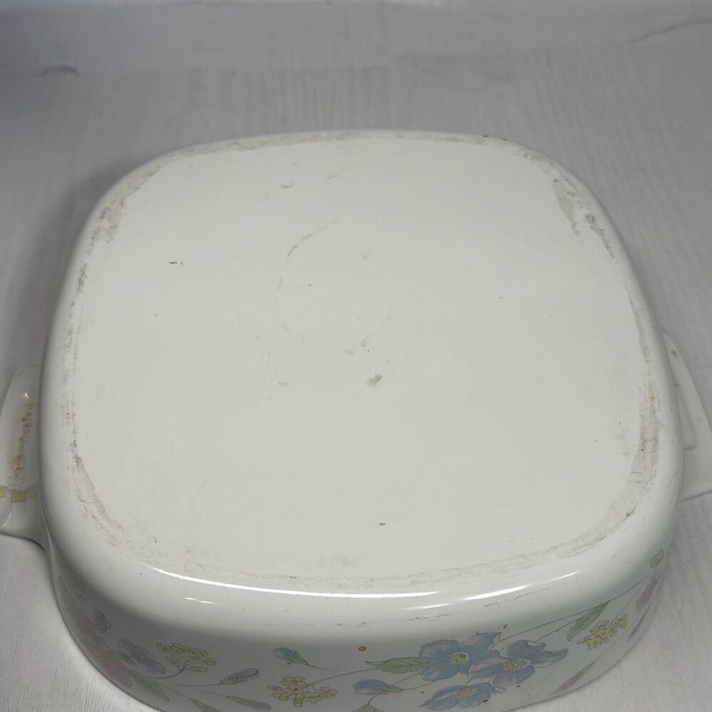 Corning Ware Spring Bouquet A-2-B 2 Liter Pastel Floral Casserole Dish NO Lid LO - Picture 4 of 7